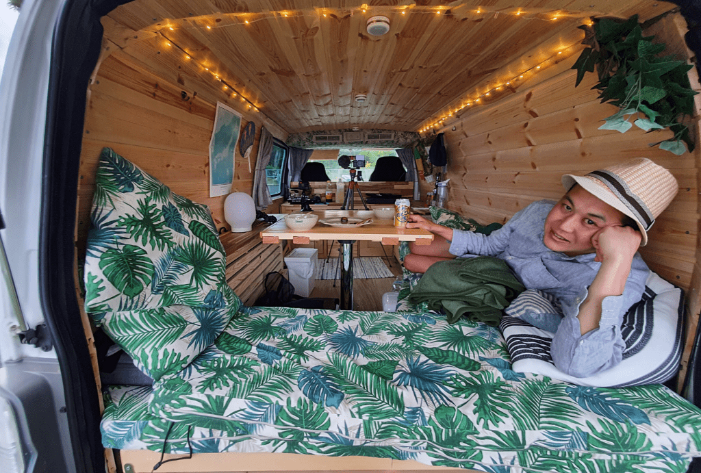 Van Life Japan How We Made Cushions For Our Camper Van Bed Mattress