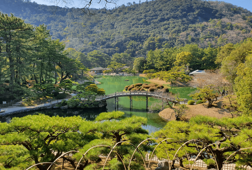 香川の観光スポット　栗林公園高松香川