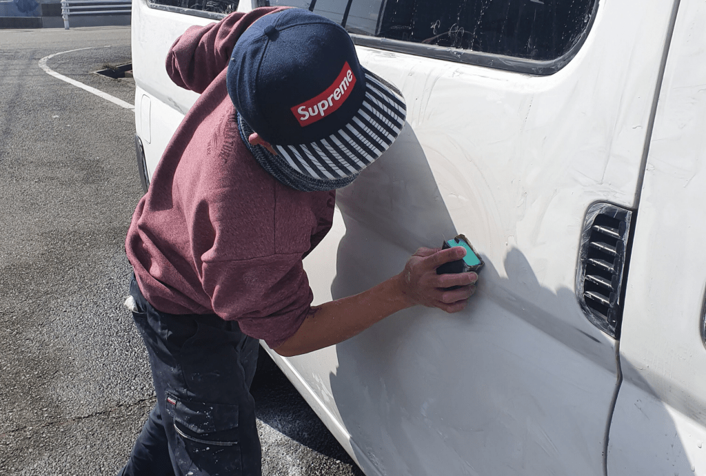 How We DIY Painted Our Camper Van In Japan