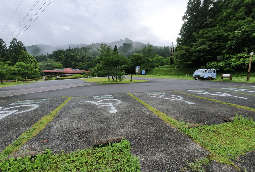 van life hokigamine forest park camping ground kochi prefecture japan