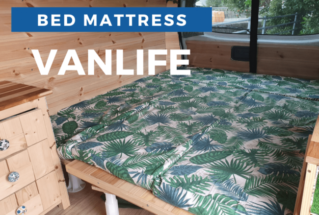 Van Life Japan Camper Van Bed Mattress