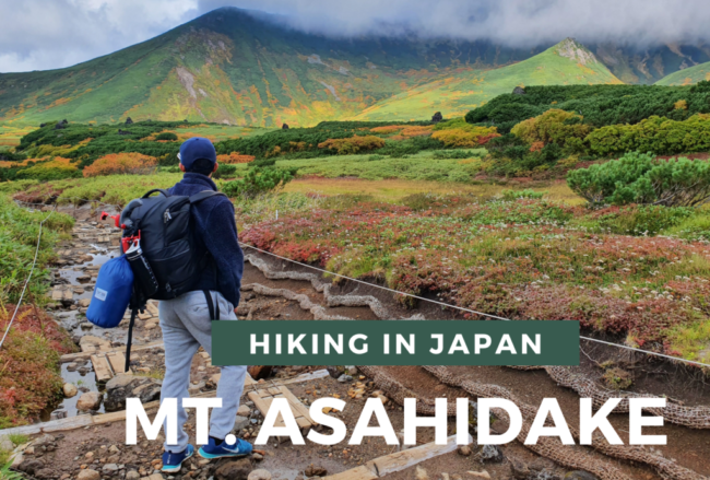 Hiking Mt. Asahidake in Daisetsuzan, Hokkaido, 100 famous Japanese mountains hyakumeizan