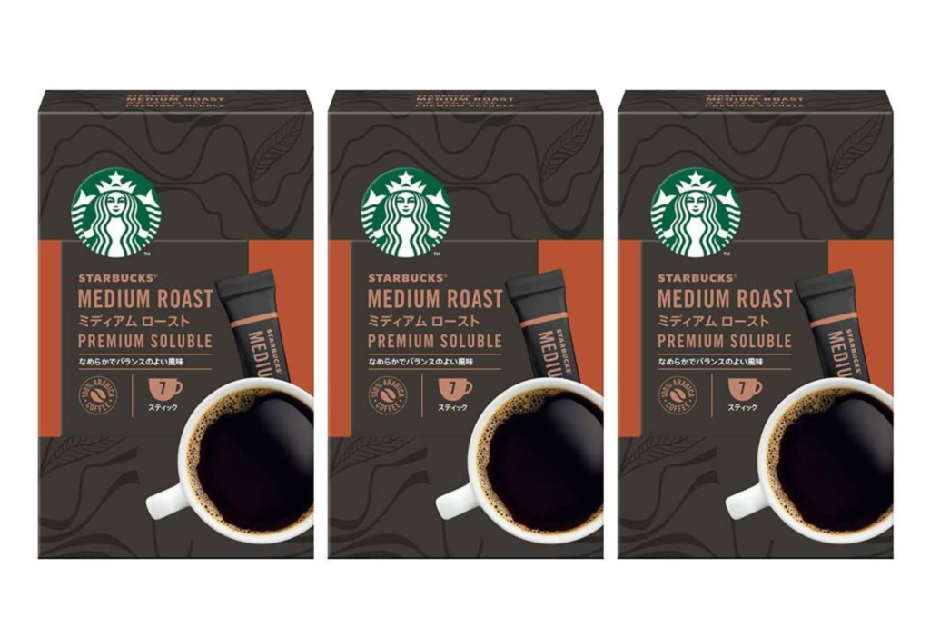 Nestle Starbucks Premium Soluble Medium Roast 7P x 3 Boxes Instant (Stick)